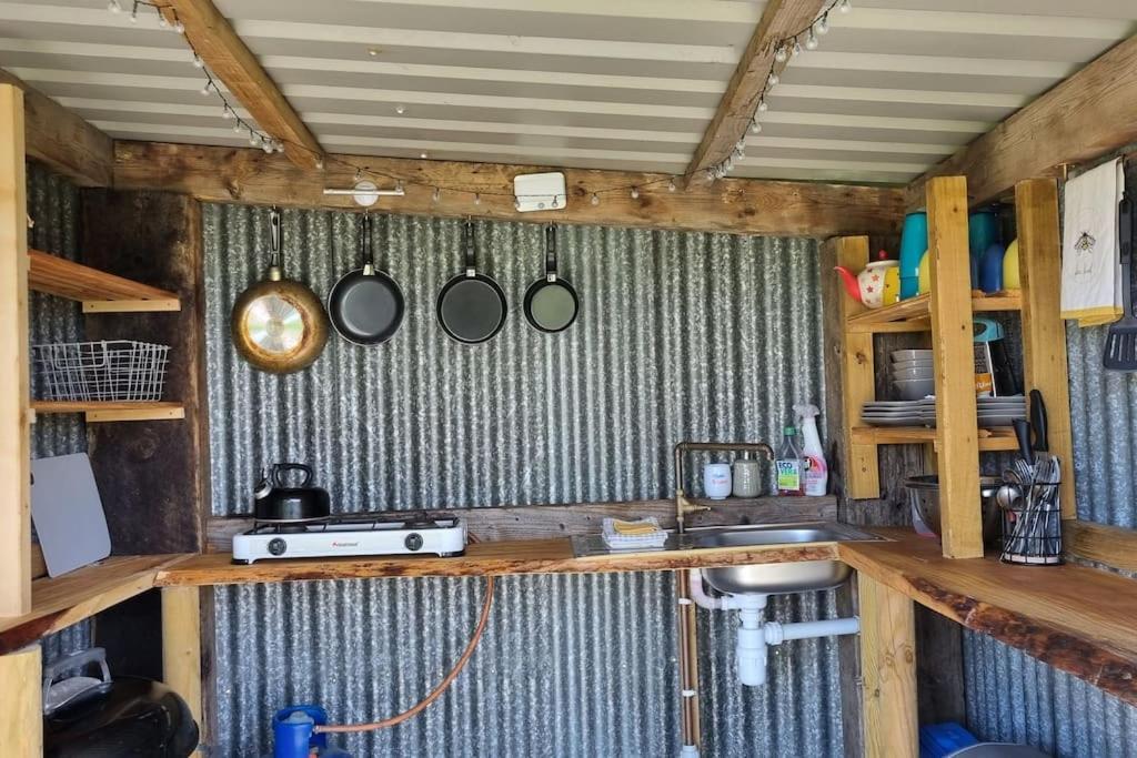 Отель Bronfelen Yurt Cynghordy Экстерьер фото